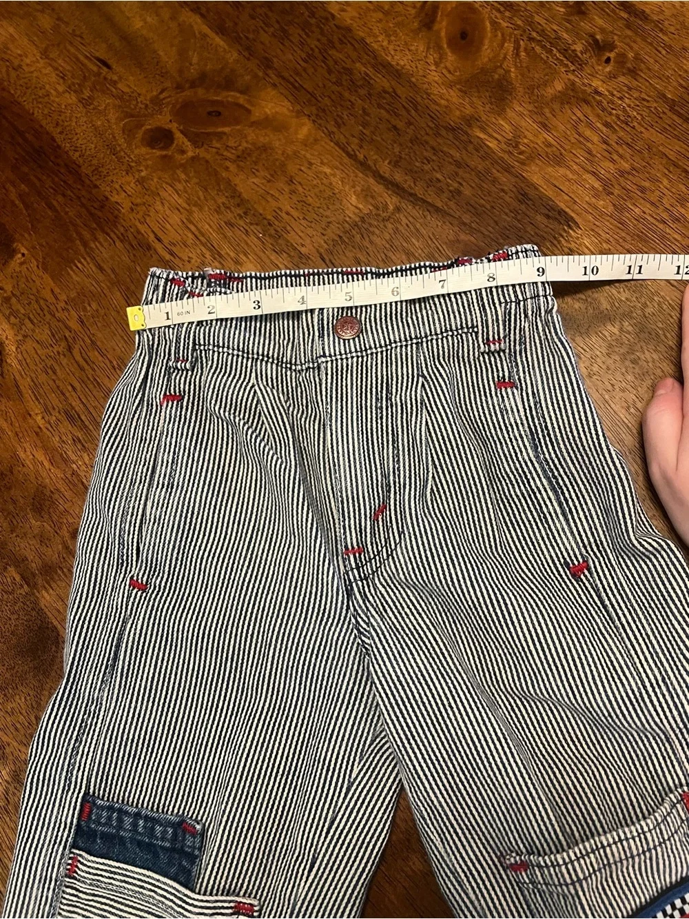 Vintage 1992 Little Levi’s Hickory Stripe Carpenter Pants 4T USA Salesman Sample